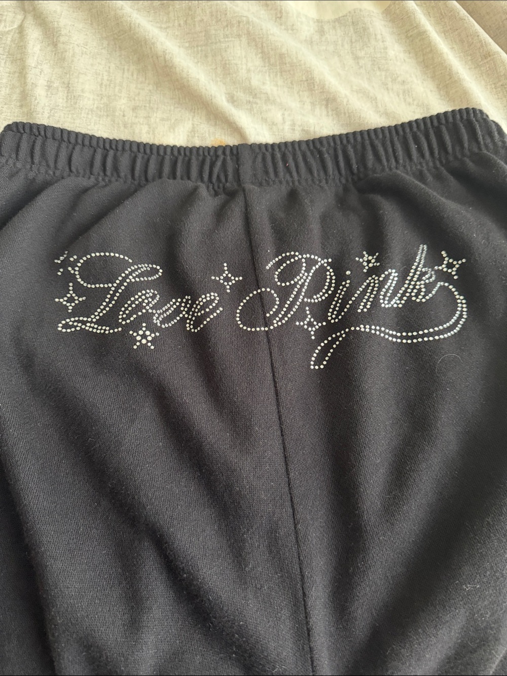 PINK Victoria's Secret Black sweatpants L